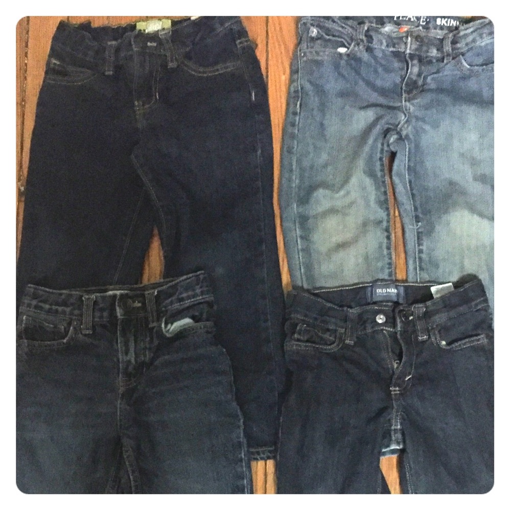Bundle $20 4 pair boys blue jeans  NON NEGOTIABLE